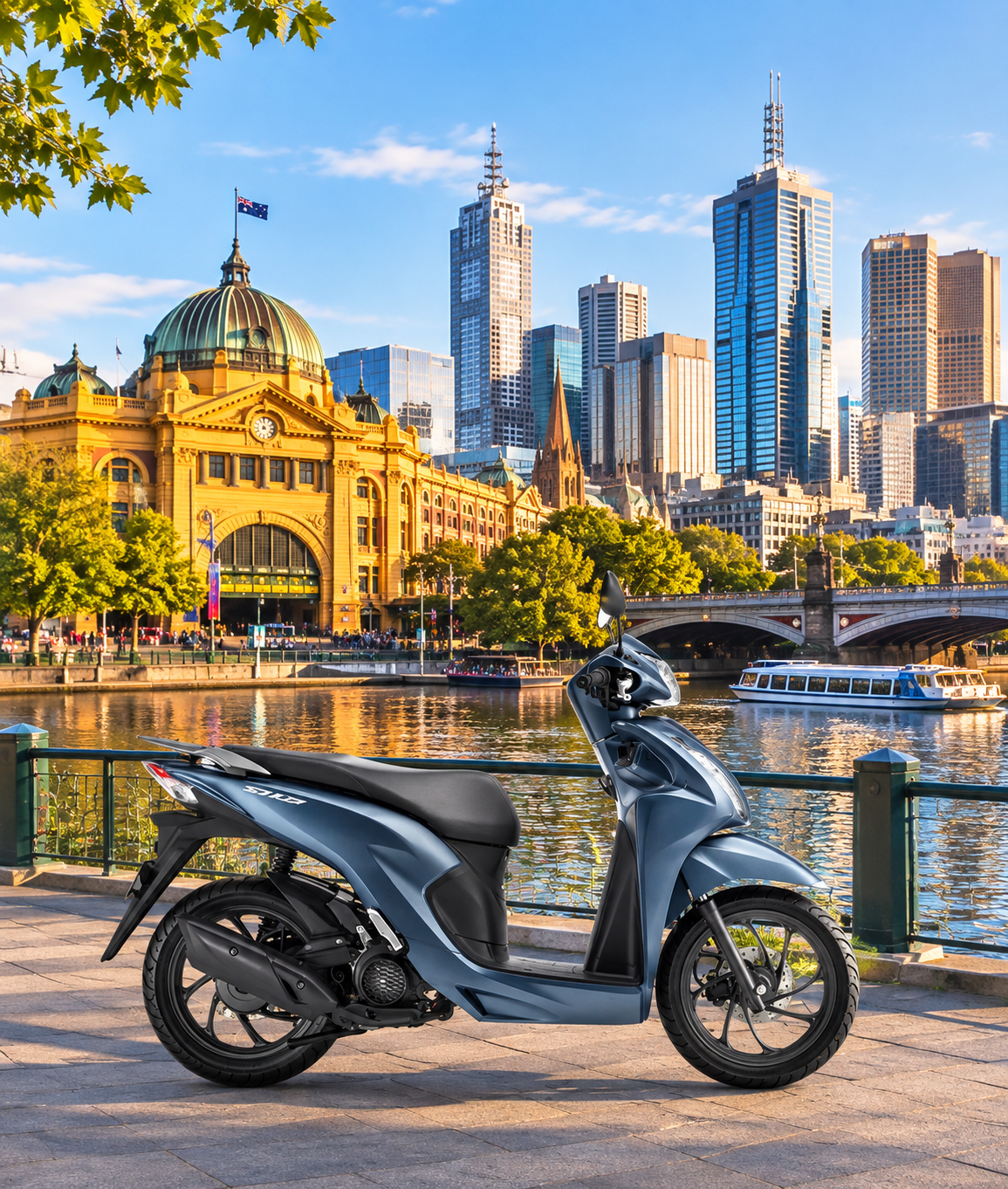 Rental delivery scooter from Best Rental Scooter