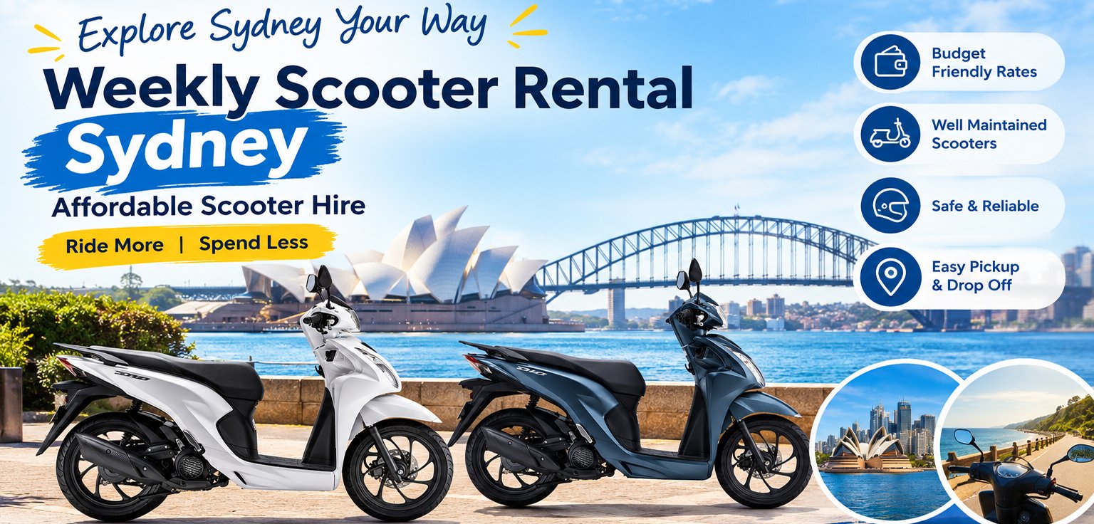 Weekly Scooter Rental Sydney | Affordable Scooter Hire